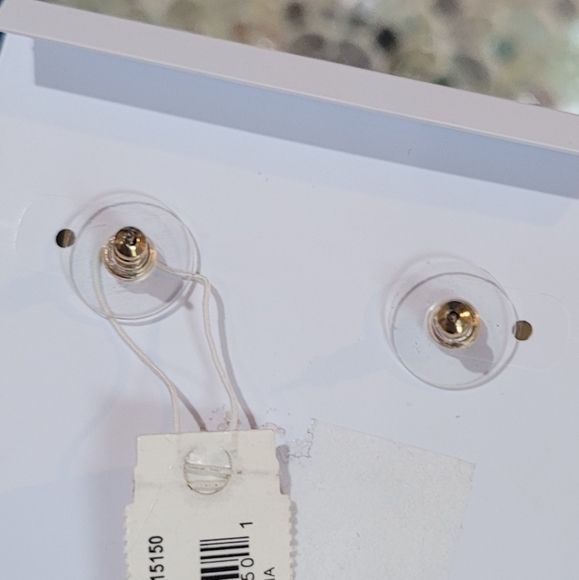 KENDRA SCOTT BORDEAUX TIGERS EYE EARRINGS GOLD - Picture 6 of 6